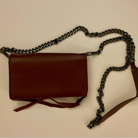 Aimee Kestenberg Convertible Cross-Body Bag _ Burgundy/Gunmetal - Picture 9 of 11